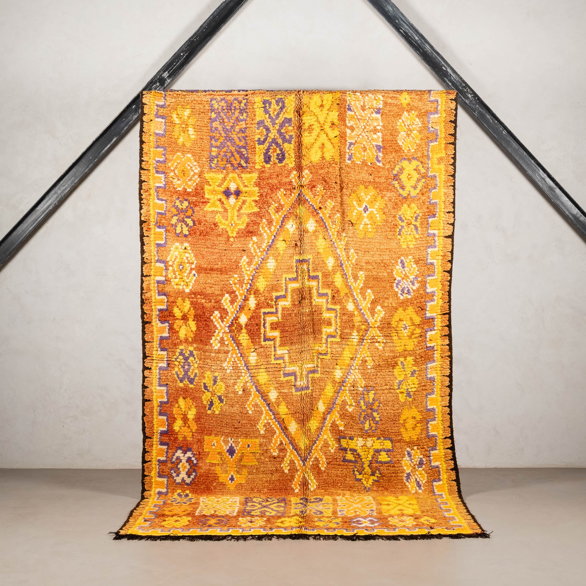 ヴィンテージ　ブジャドラグ Vintage boujad Rug – Zarabiya
